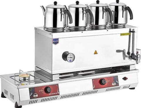 Remta 4 Demlikli Çay Kazanı, Gazlı ve Elektrikli