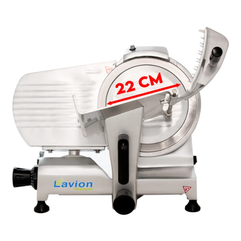 Lavion Yatık Tip Gıda Dilimleme Makinesi, 220 mm
