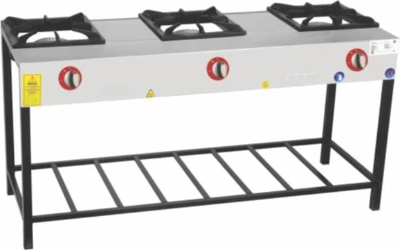 Emeksan 3'Lü Yüksek Ayak 139*48*70 cm Gazlı/Tüplü Ce Belgeli