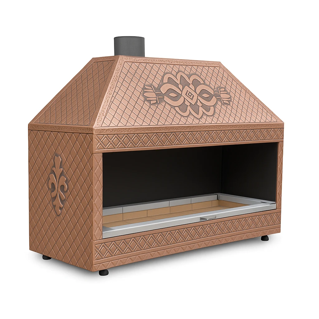 Bakır Köfte Ocağı Izgara 100 cm, İzolasyonlu