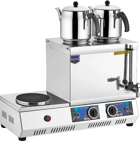 Remta 2 Demlikli Çay Ocağı Elektrikli, Pleytli