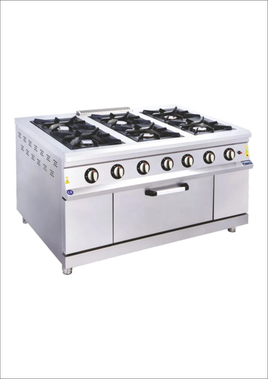 Görkem Kuzine 6 Gözlü (150x100x85 cm, Gazlı)