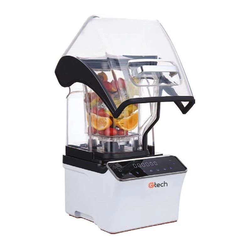 Gtech Bar Blender, Gürültü Önleyici Kapaklı, 1.2 L, Beyaz & Siyah
