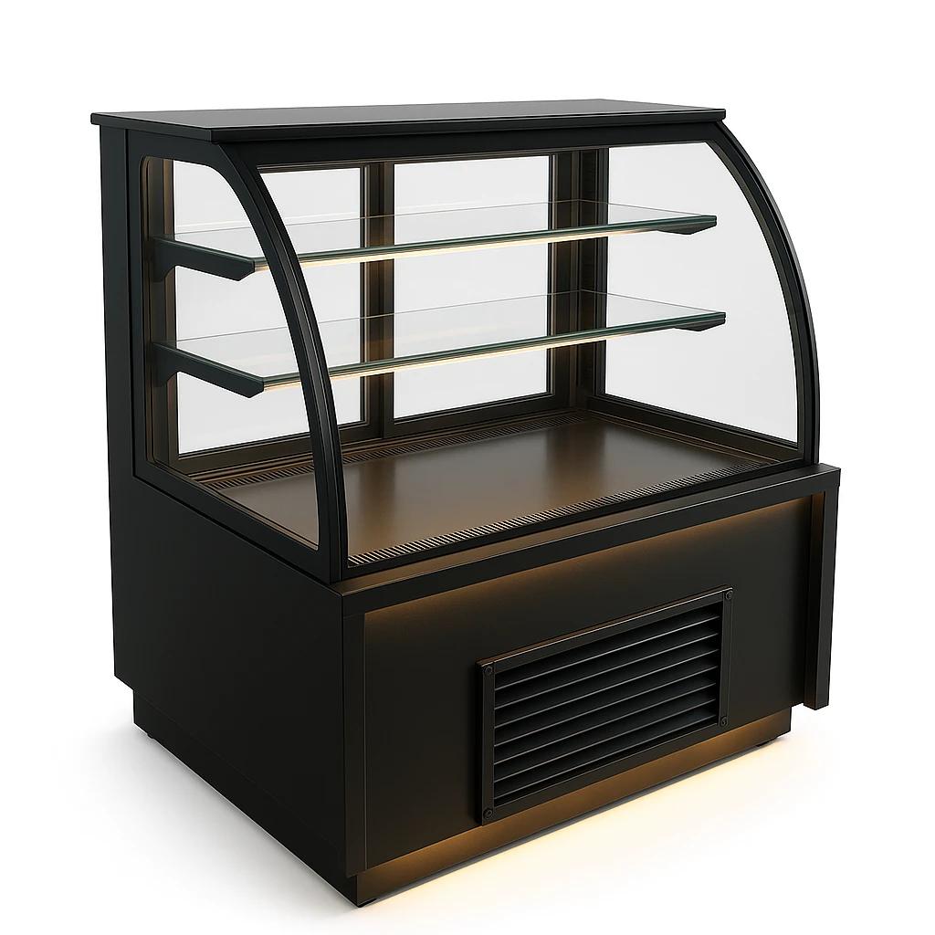 Bombe Camlı Pasta Teşhir Dolabı, Boyalı