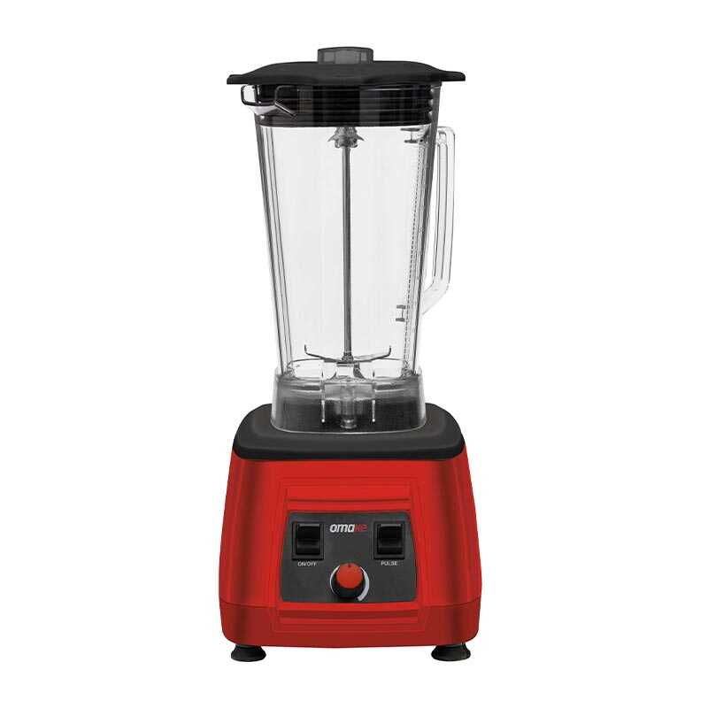 Omake Buz Kırıcı Manuel Bar Blender 3 L, Kapak Sensörlü, Kırmızı