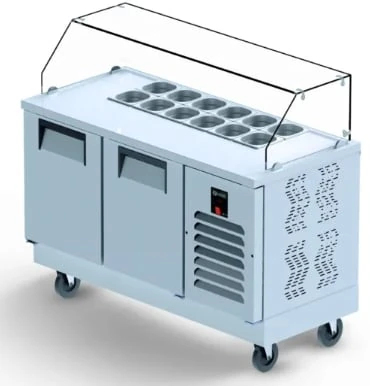 Iceinox 3 Kapılı Hazırlık Buzdolabı