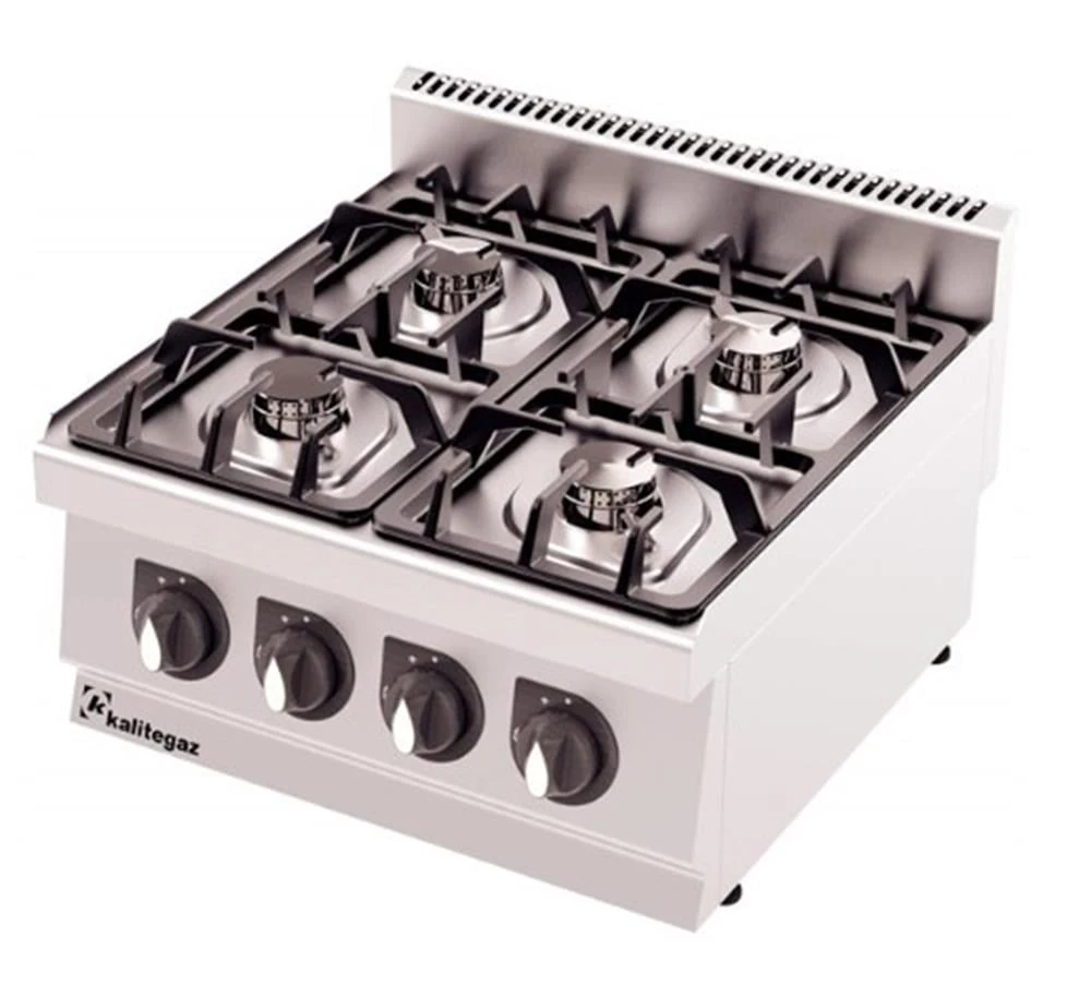 Kalitegaz 4 lü Gazlı Ocak Alt Dolaplı 80x90x90 cm CCS8090G
