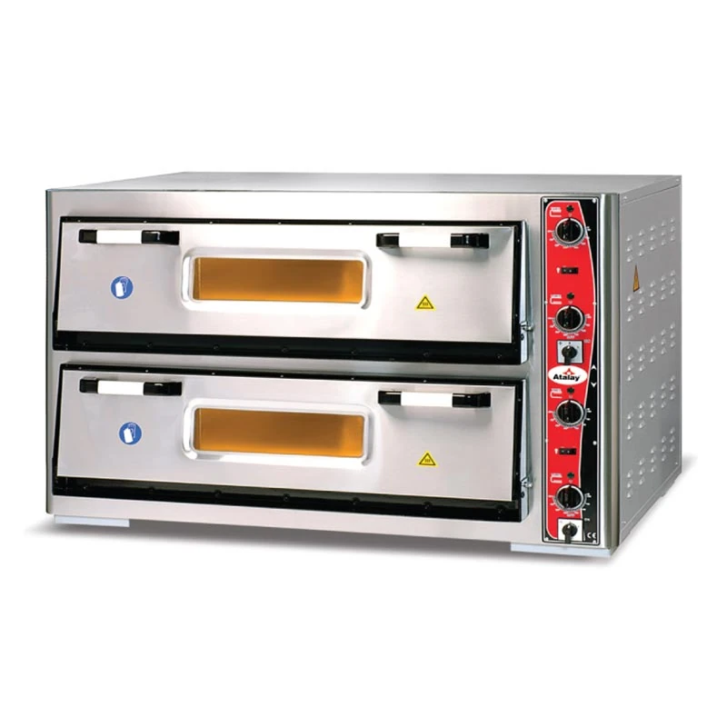 Atalay (30 cm x 18) Pizza Kapasiteli Çift Katlı Pizza Fırını, Elektrikli