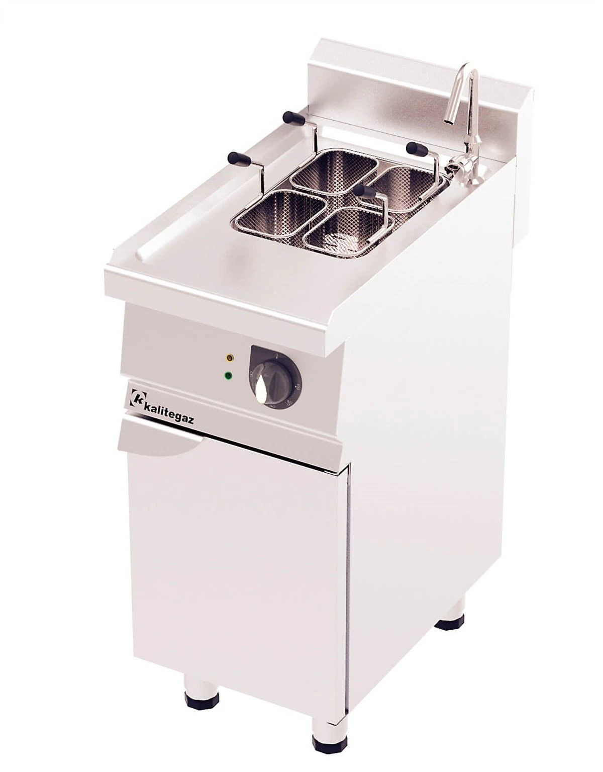 Kalitegaz 12 Litre Elektrikli Makarna Haşlama Makinesi 40x70x90 cm Alt Dolaplı PCCS4070E Rinnova