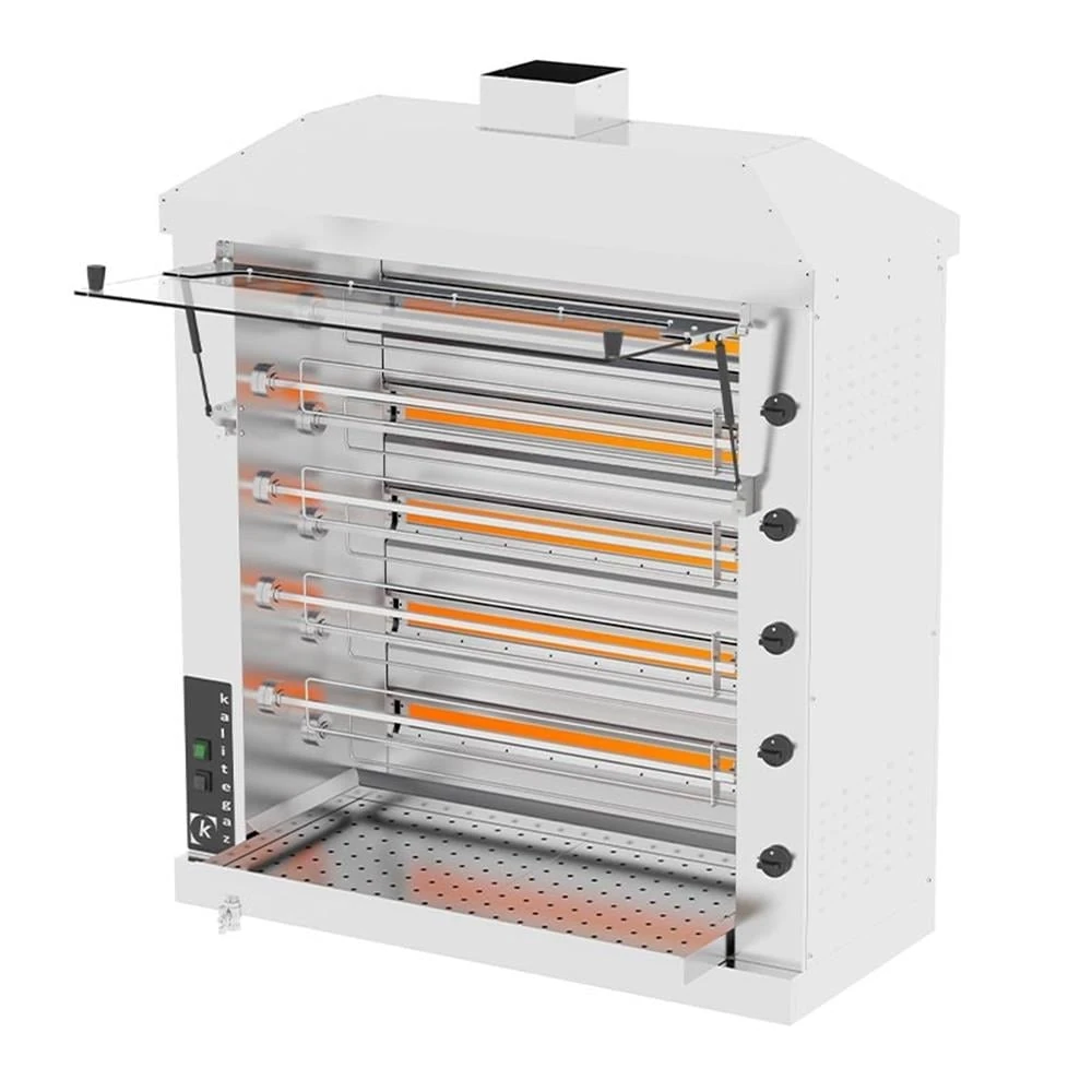 Kalitegaz Dinlendirmeli Gazlı Piliç Çevirme Makinesi 20-25 Piliç Kapasiteli CRG5C-9