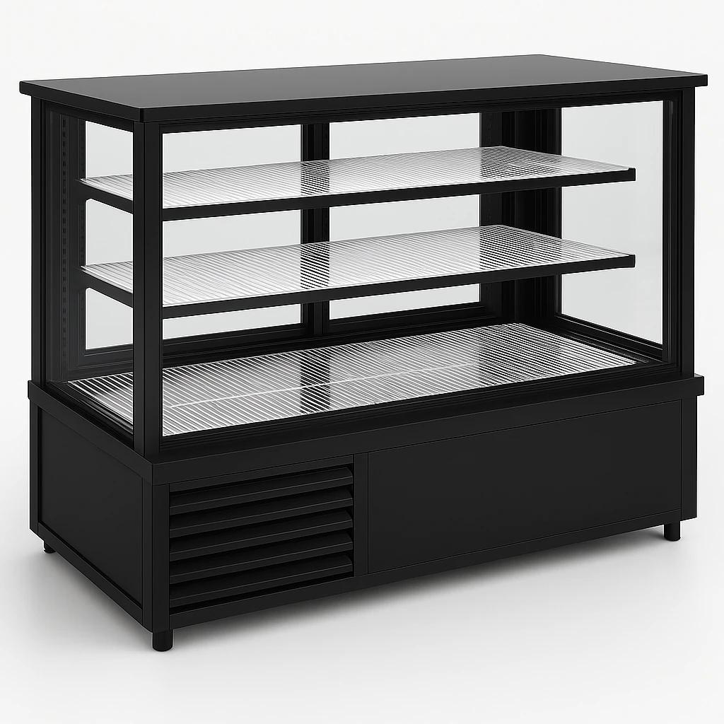 Dik Camlı Kebap Teşhir Dolabı, Boyalı