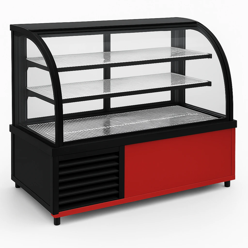 Bombe Camlı Kebap Teşhir Dolabı, Boyalı