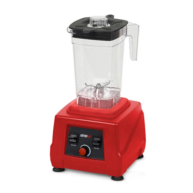 Omake Buz Kırıcı Manuel Bar Blender 2 L, Kırmızı