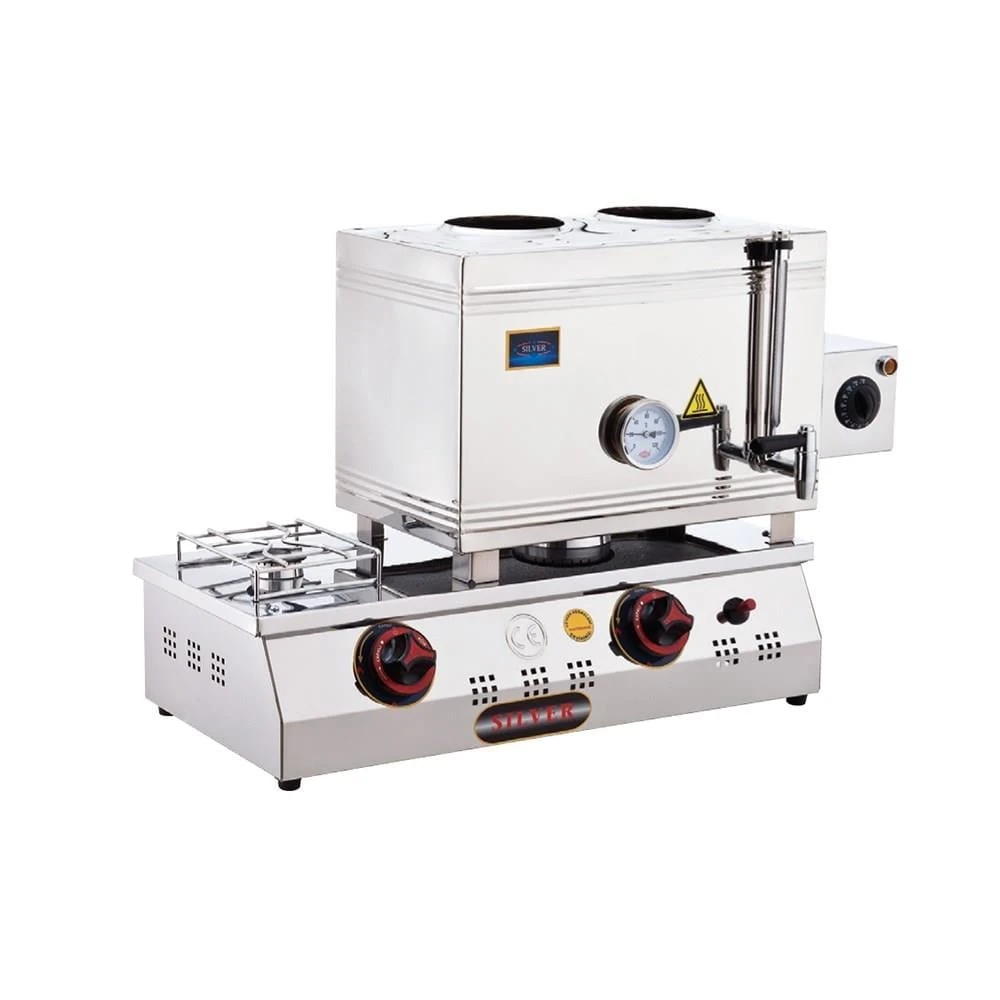 Işıkgaz Silver ( Doğalgaz / Tüplü ) Elektrikli 30 Litre 2 Demlikli Çay Kazanı