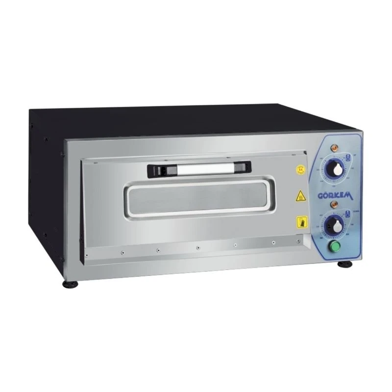 Görkem Pizza Fırını Tek Katlı (4 x 30 Cm Pizza Kapasiteli Elektrikli)