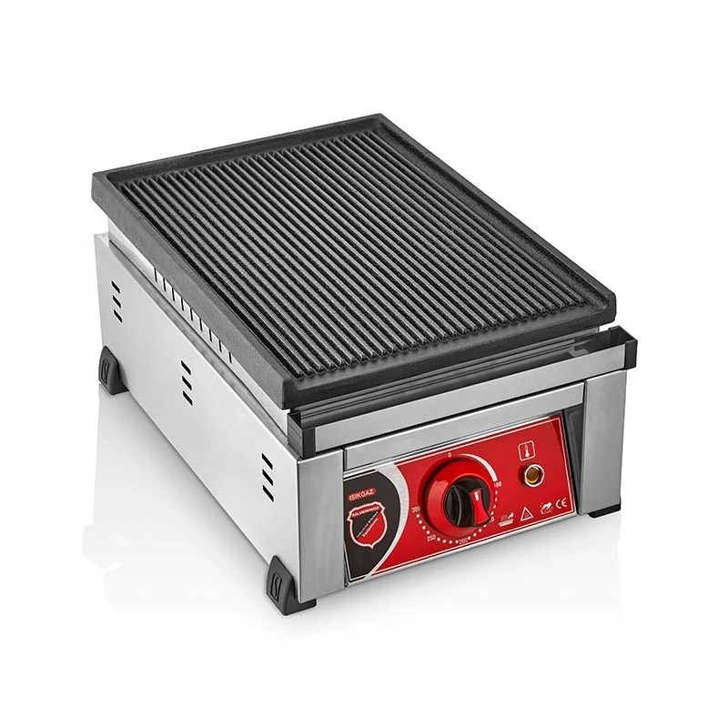 SilverInox Döküm Izgara 30 cm, Elektrikli