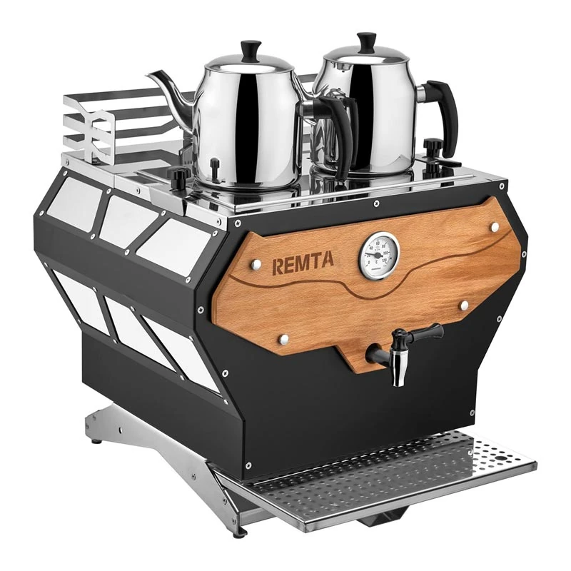 Remta 2 Demlikli Jumbo Çay Makinesi, Pro Serisi 19 L