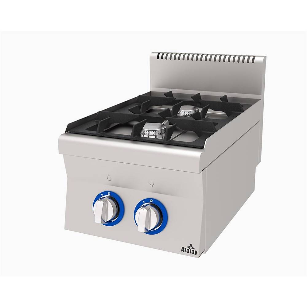 Atalay 2'li Set Üstü Ocak Ce Belgeli Gazlı 40x60x30 Cm