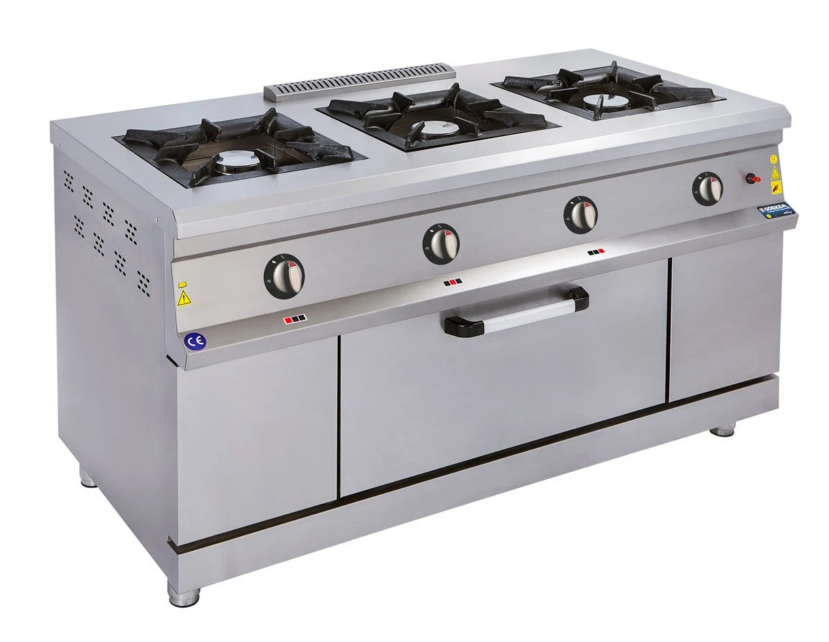 Görkem Kuzine 3 Gözlü (150x72x85 cm, Gazlı)