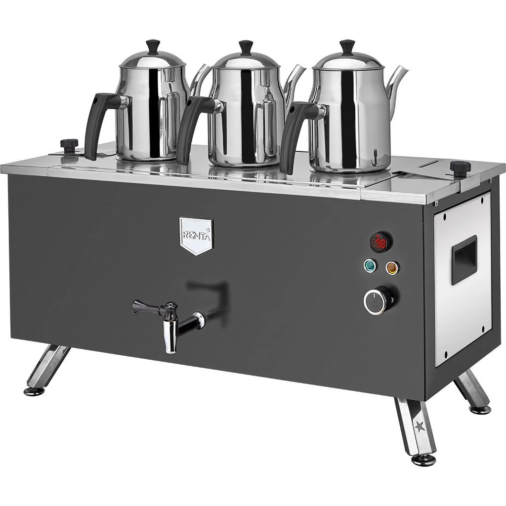 Remta 3 Demlikli Elektrikli Çay Kazanı, Çift Cidarlı