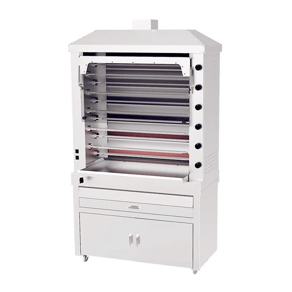 Kalitegaz Dinlendirmeli Gazlı Piliç Çevirme Makinesi 24-30 Piliç Kapasiteli CRG6C-11