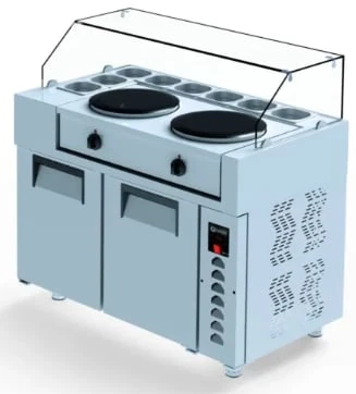 Iceinox 2 Kapılı Krep Buzdolabı