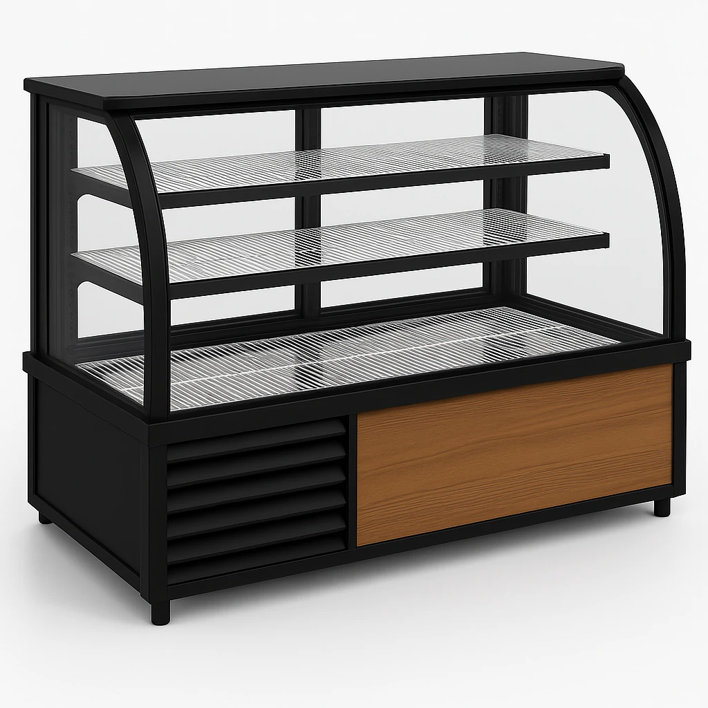 Bombe Camlı Kebap Teşhir Dolabı, Dekor Detaylı