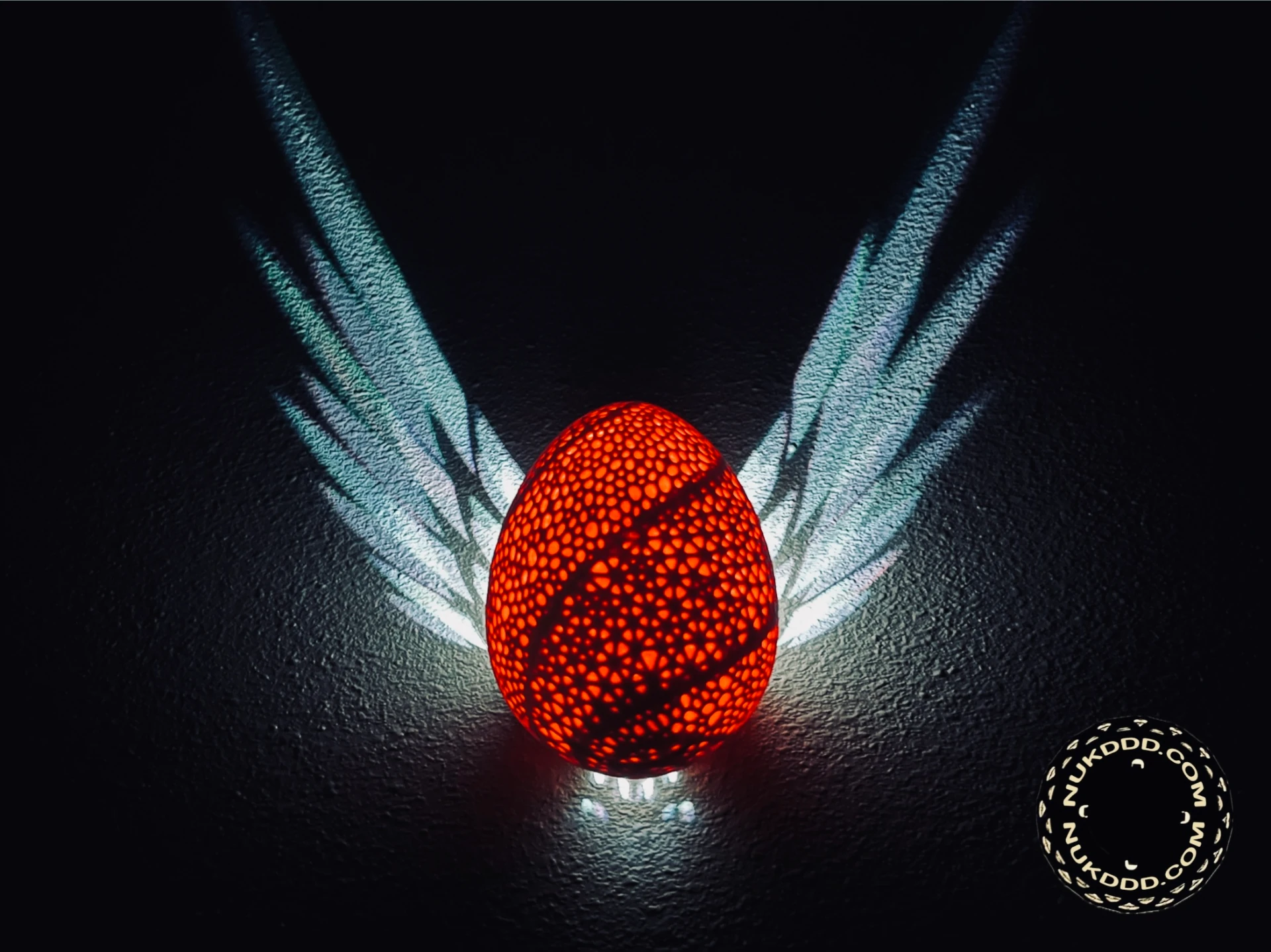 KANATLI YUMURTA DUVARA MONTAJ GECE APLİĞİ