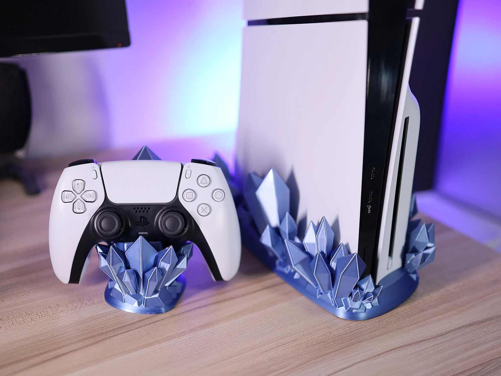 KRİSTAL KONSOL VE KOL STANDI 