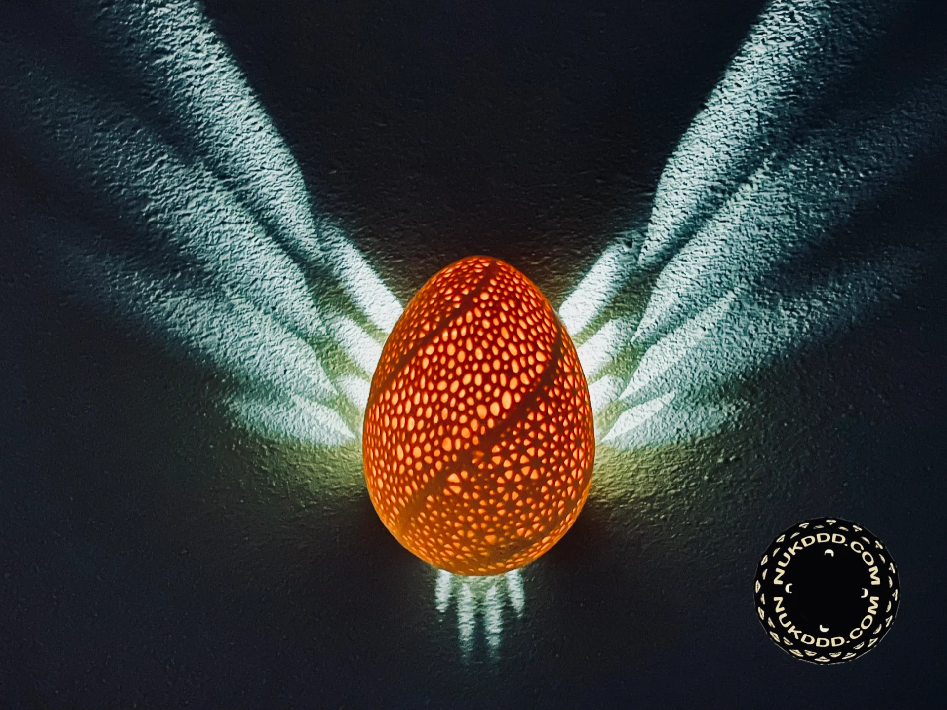 KANATLI YUMURTA DUVARA MONTAJ GECE APLİĞİ