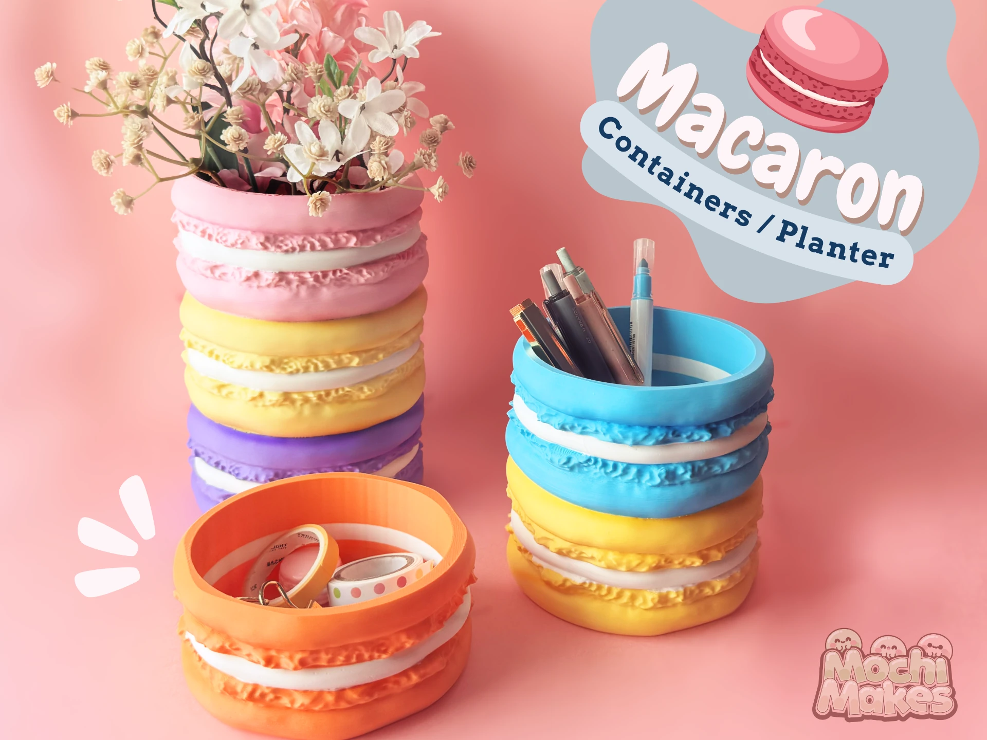 MAKARON KALEMLİK SETİ