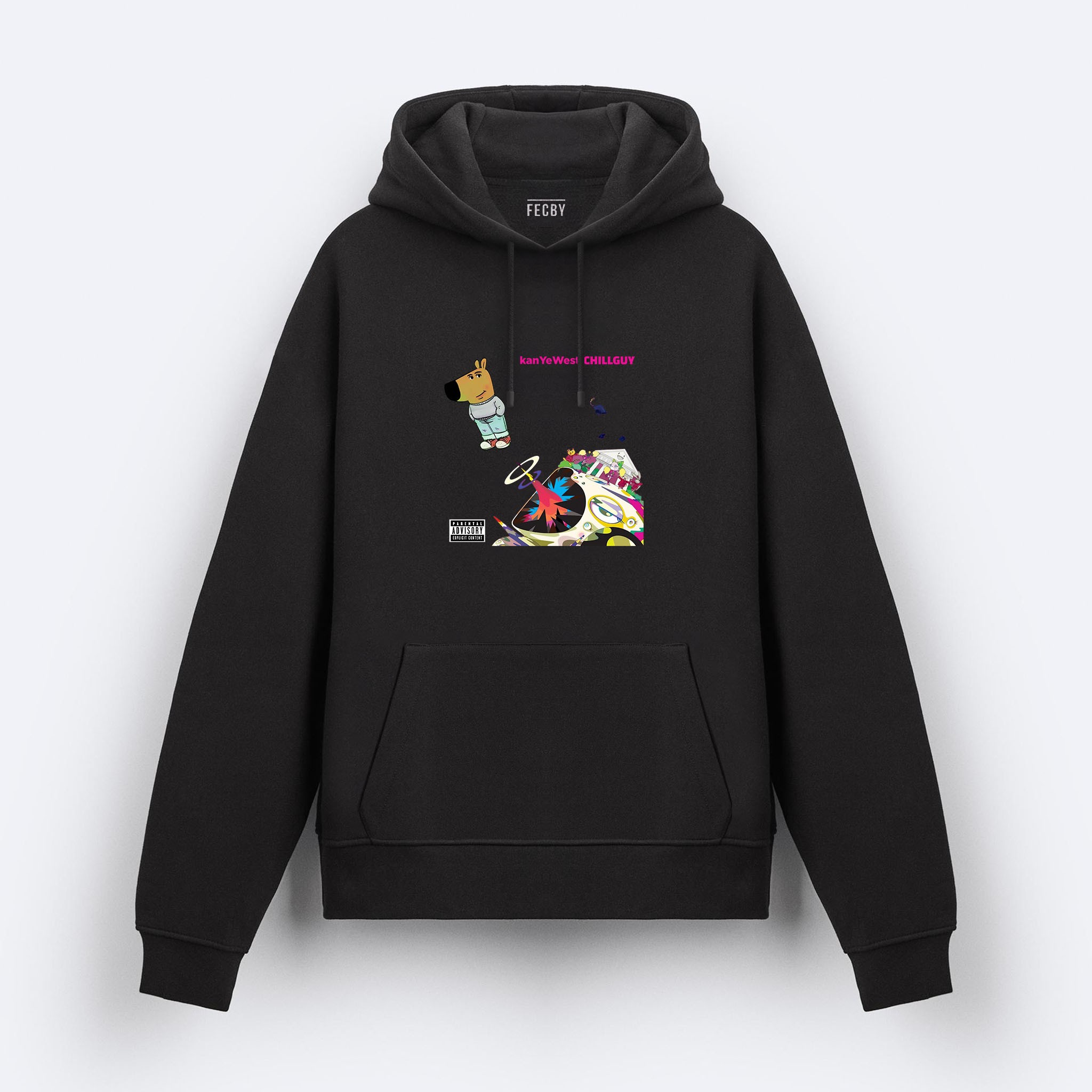 Kanye West Chill Guy Kapşonlu Sweatshirt