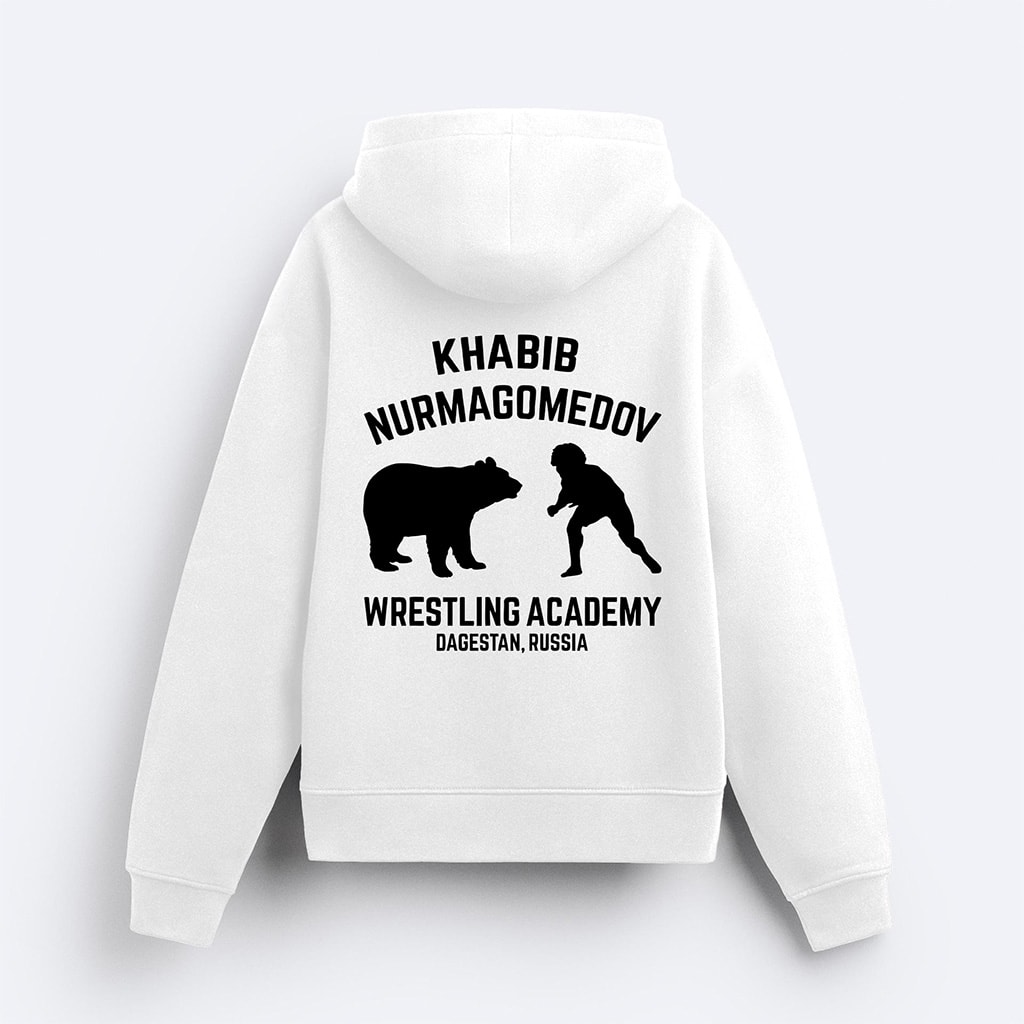Khabib Wrestling Academy Fermuarlı Hoodie