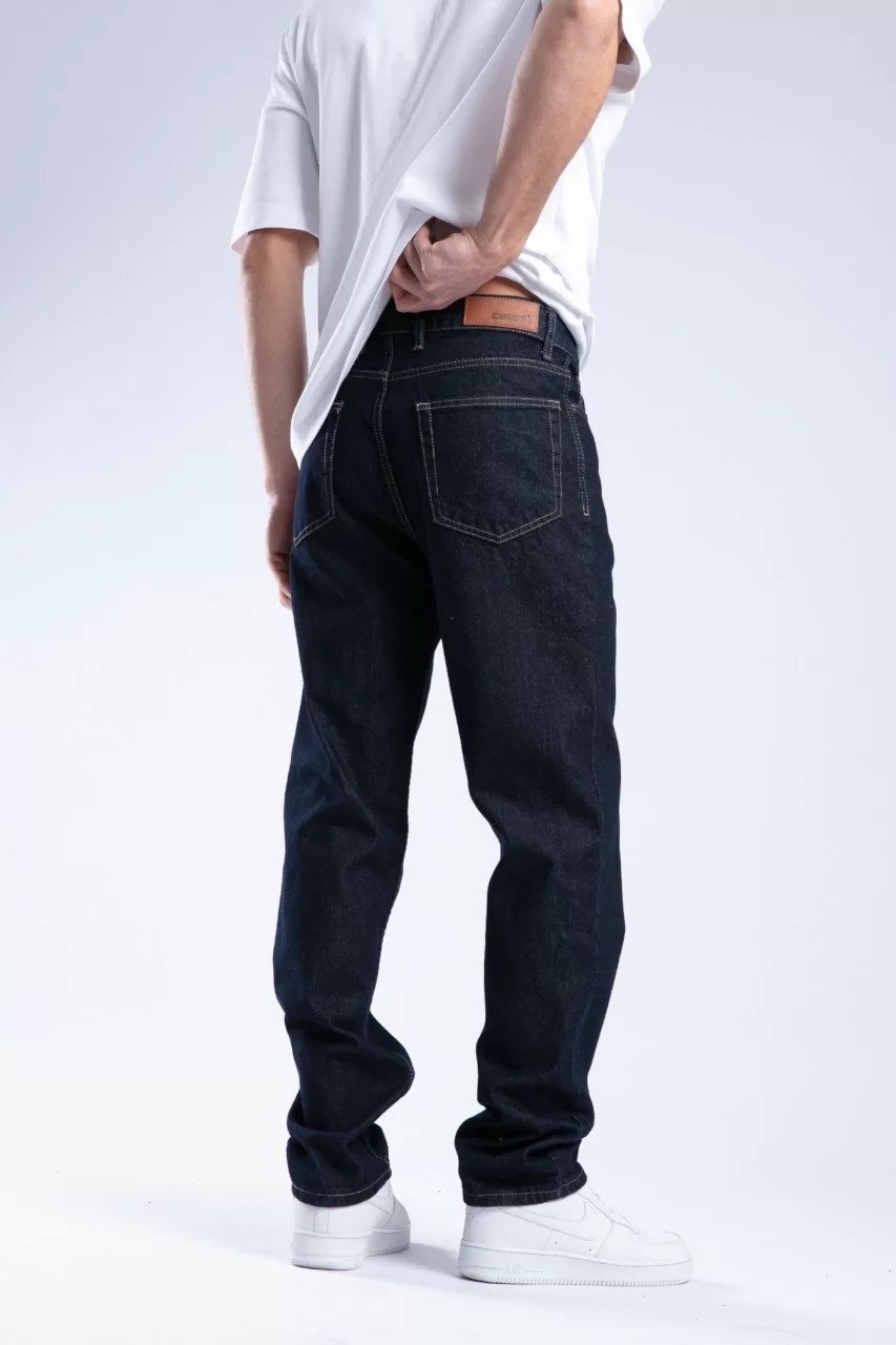 StreetWear Pantolon Regular Jean Koyu Lacivert