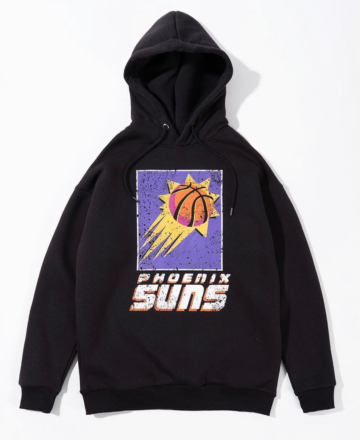 StreetWear Phoenix Suns Siyah Kapşonlu