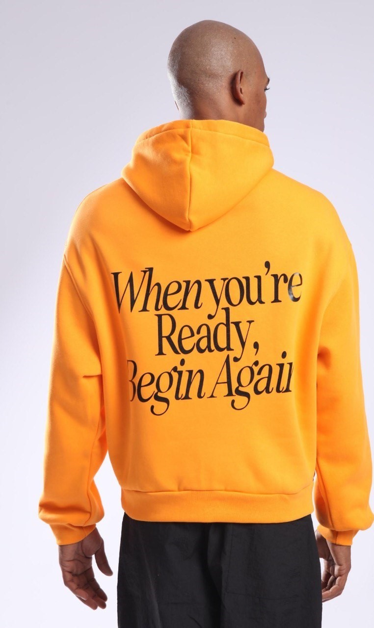 StreetWear Ready Hoodie Turuncu Kapşonlu