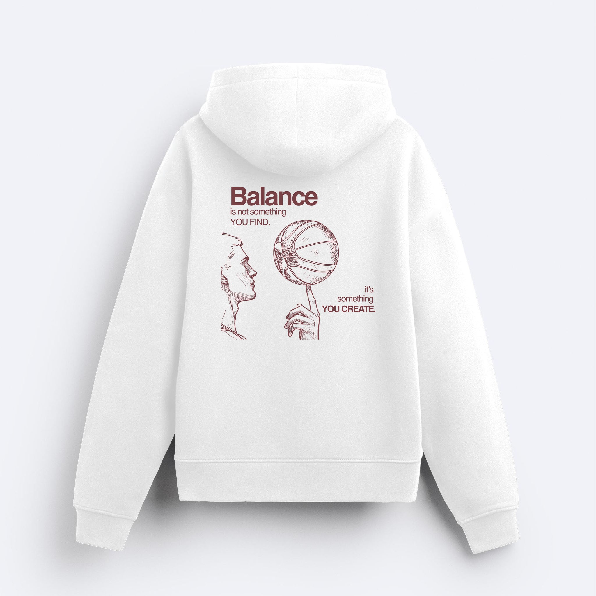 Balance Fermuarlı Hoodie