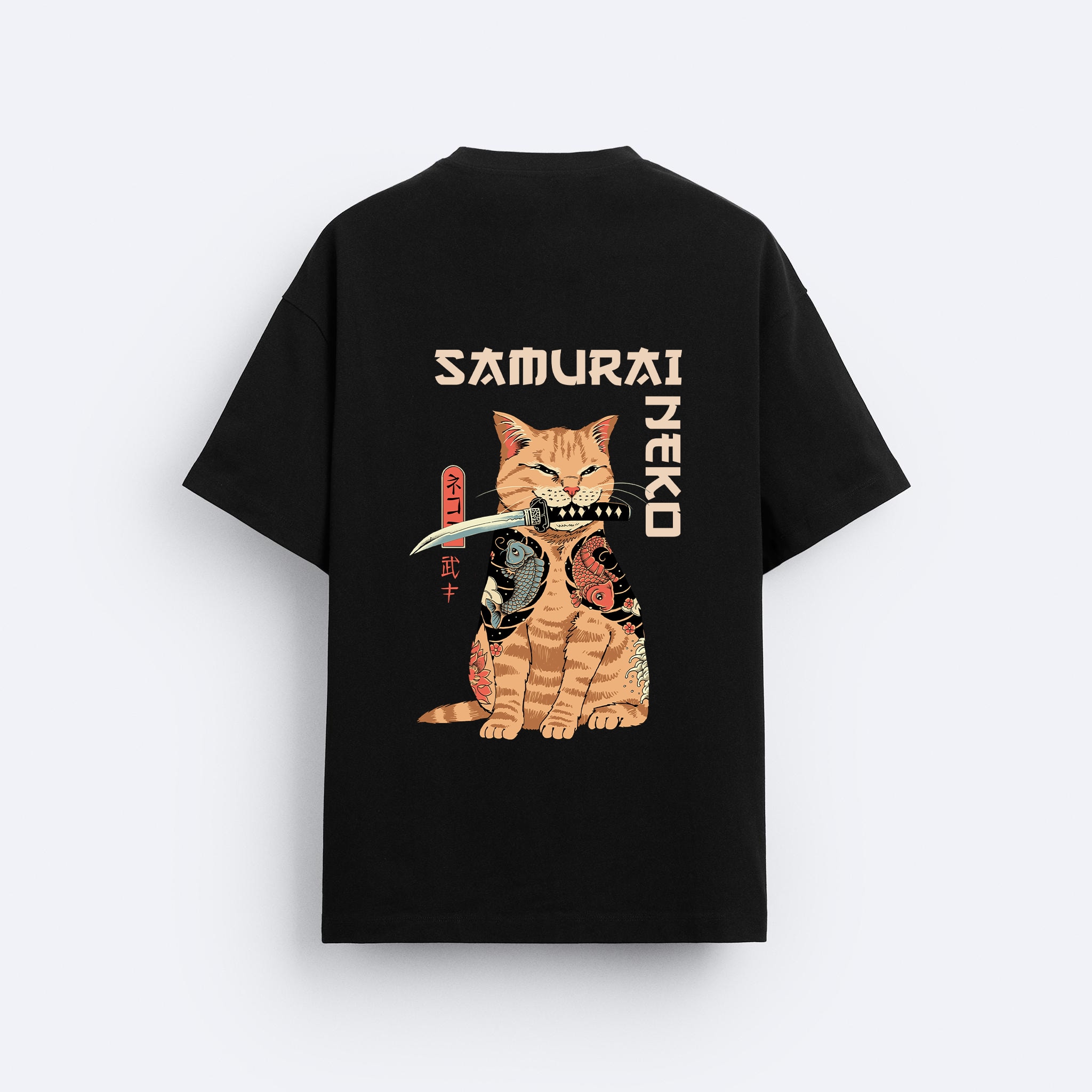 Samurai Neko Tişört