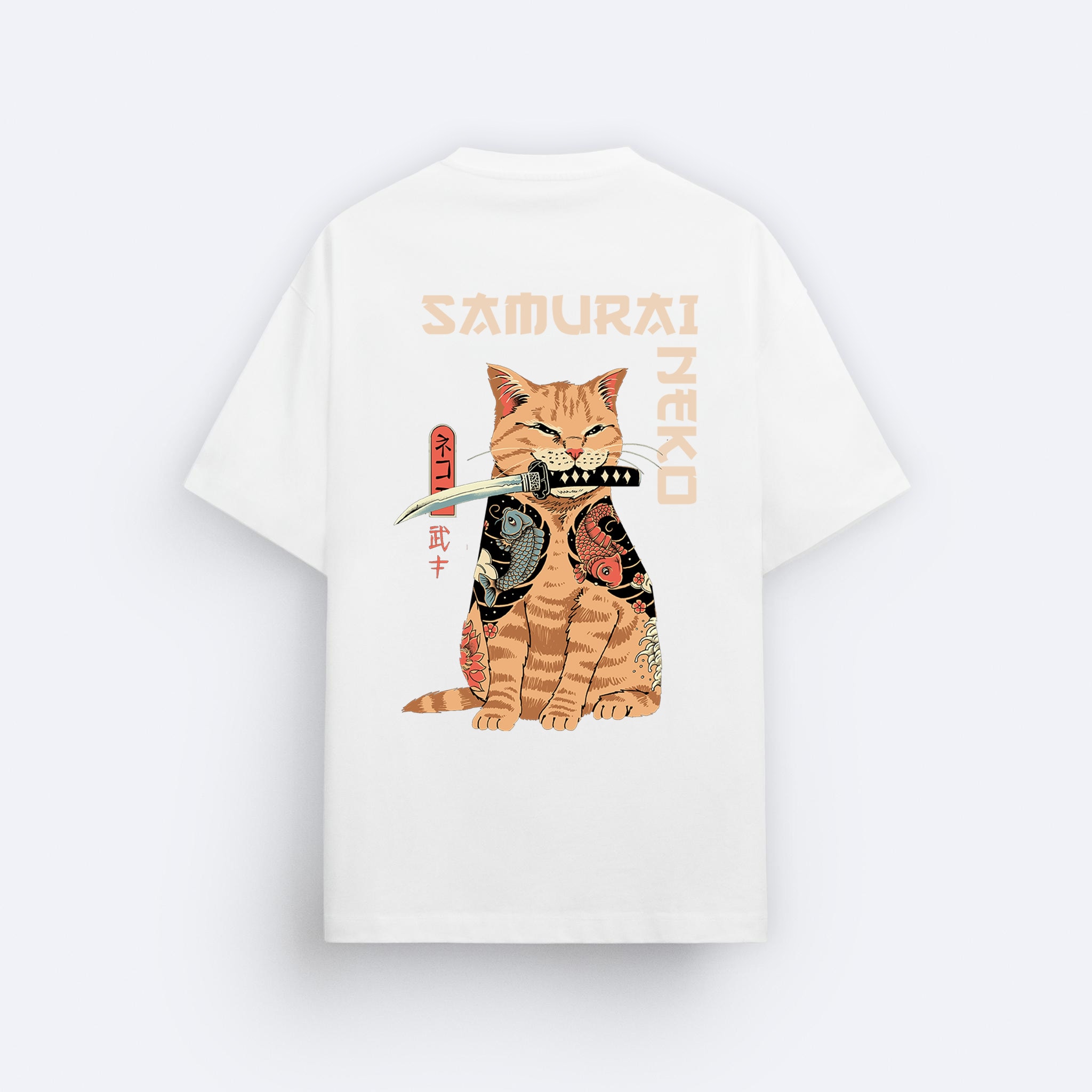 Samurai Neko Tişört