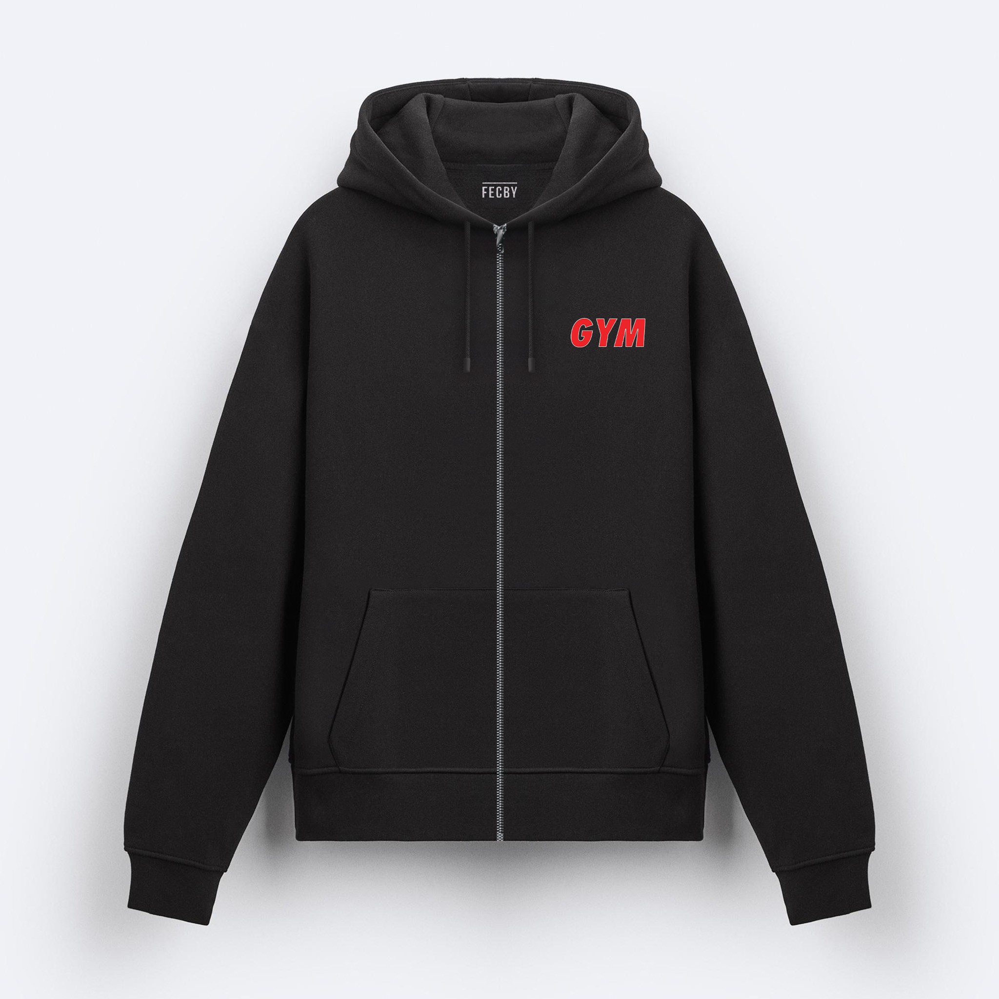 Get Your Muscle Fermuarlı Hoodie