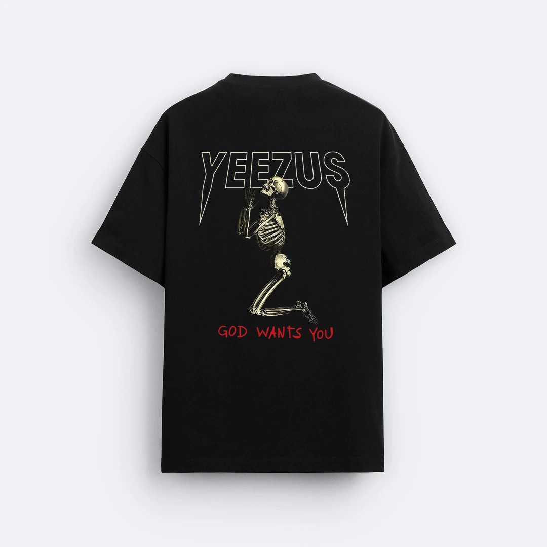 Yeezus Skeleton Tişört