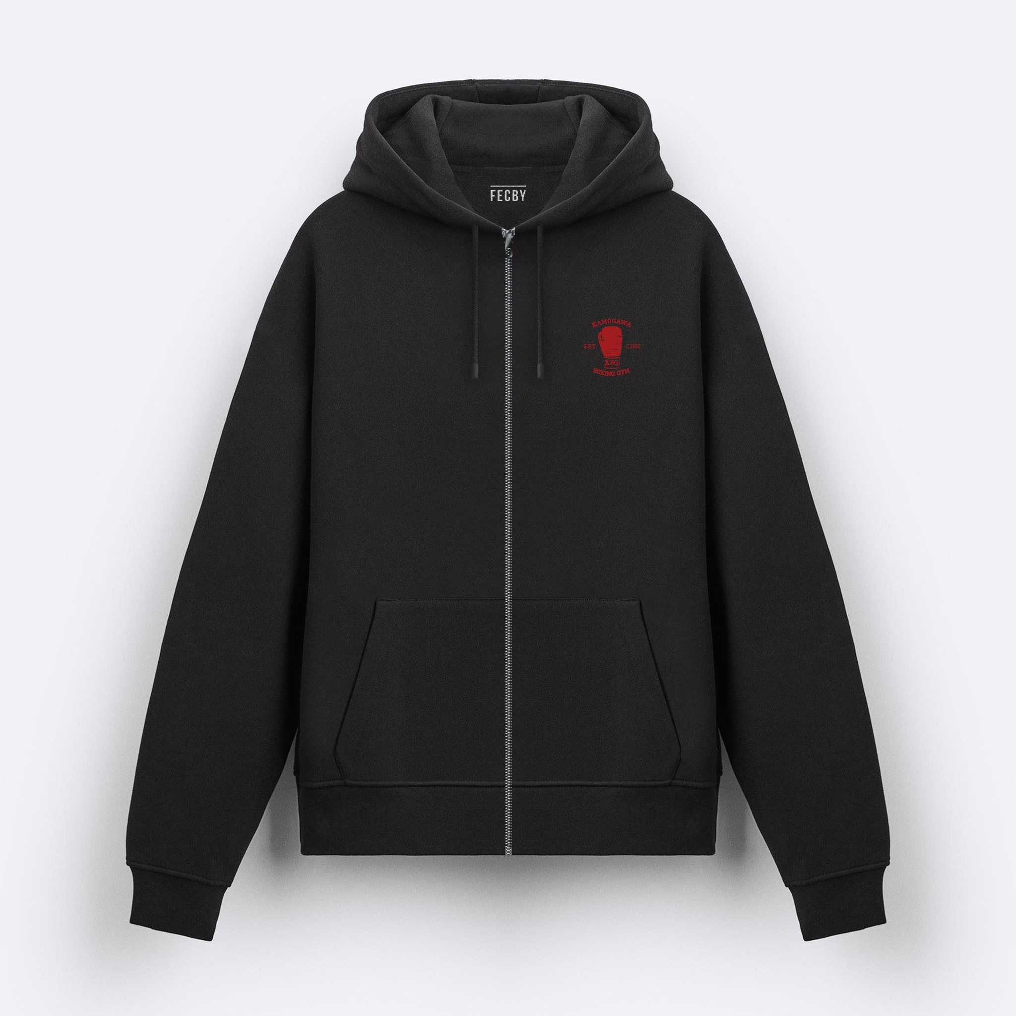 Kamogawa Boxing Gym  Fermuarlı Hoodie