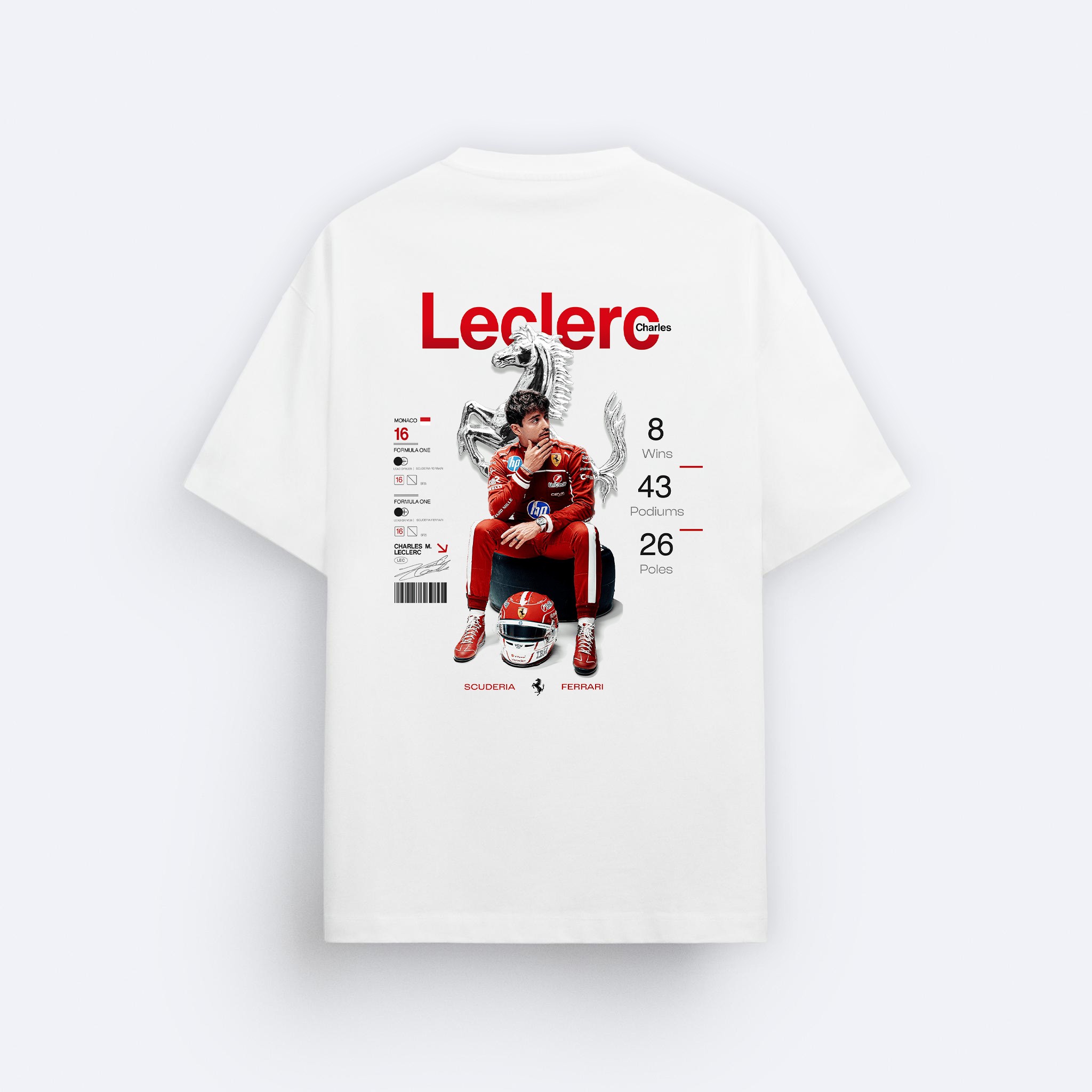 F1 Charles Leclerc Heritage Tişört