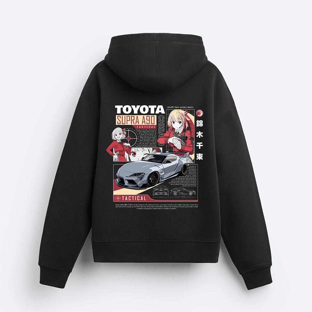 Toyota Supra A90 Kapşonlu Sweatshirt
