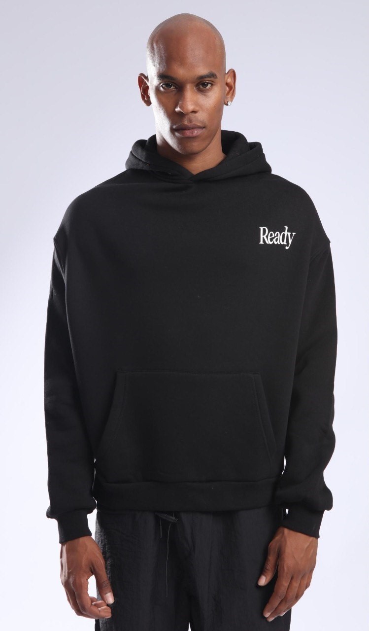 StreetWear Ready Hoodie Siyah Kapşonlu