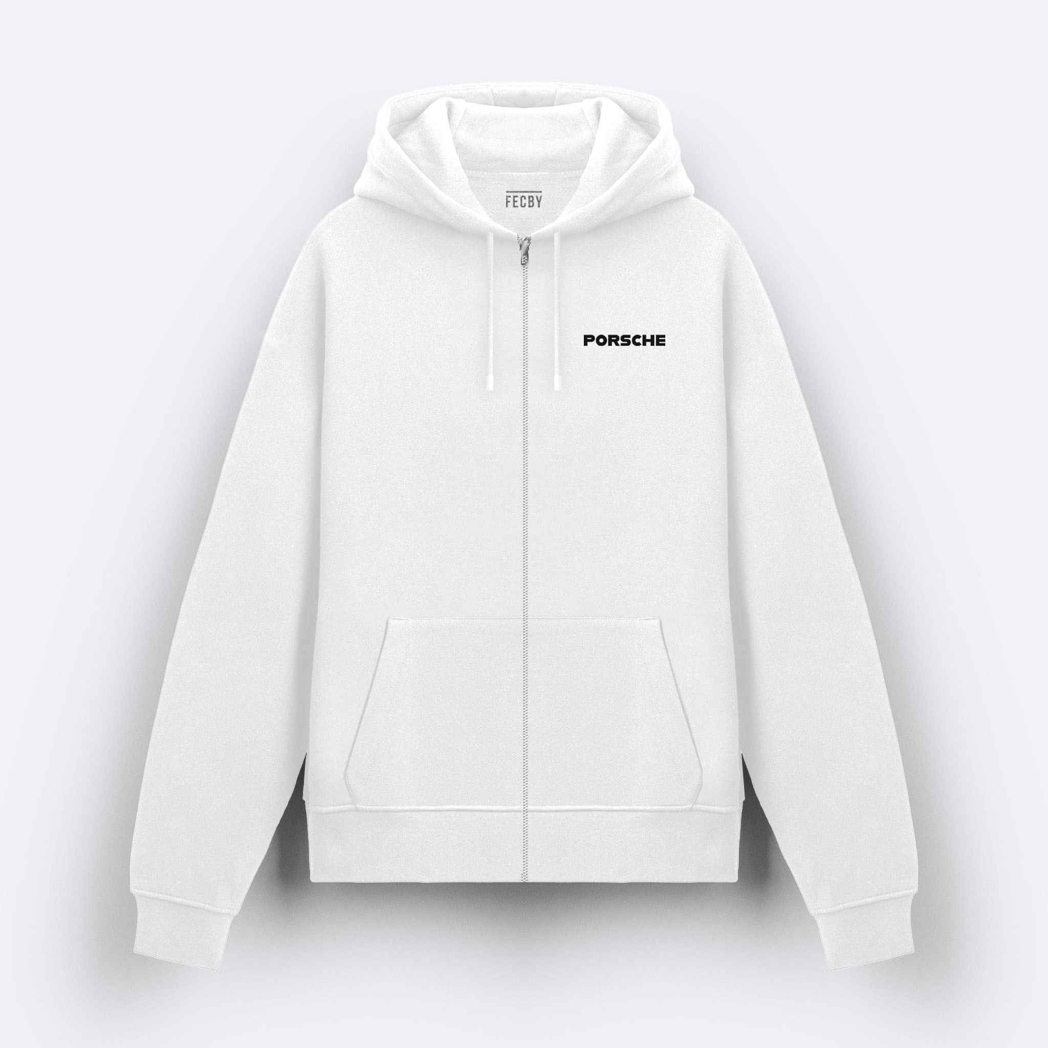 Porsche Garage Fermuarlı Hoodie