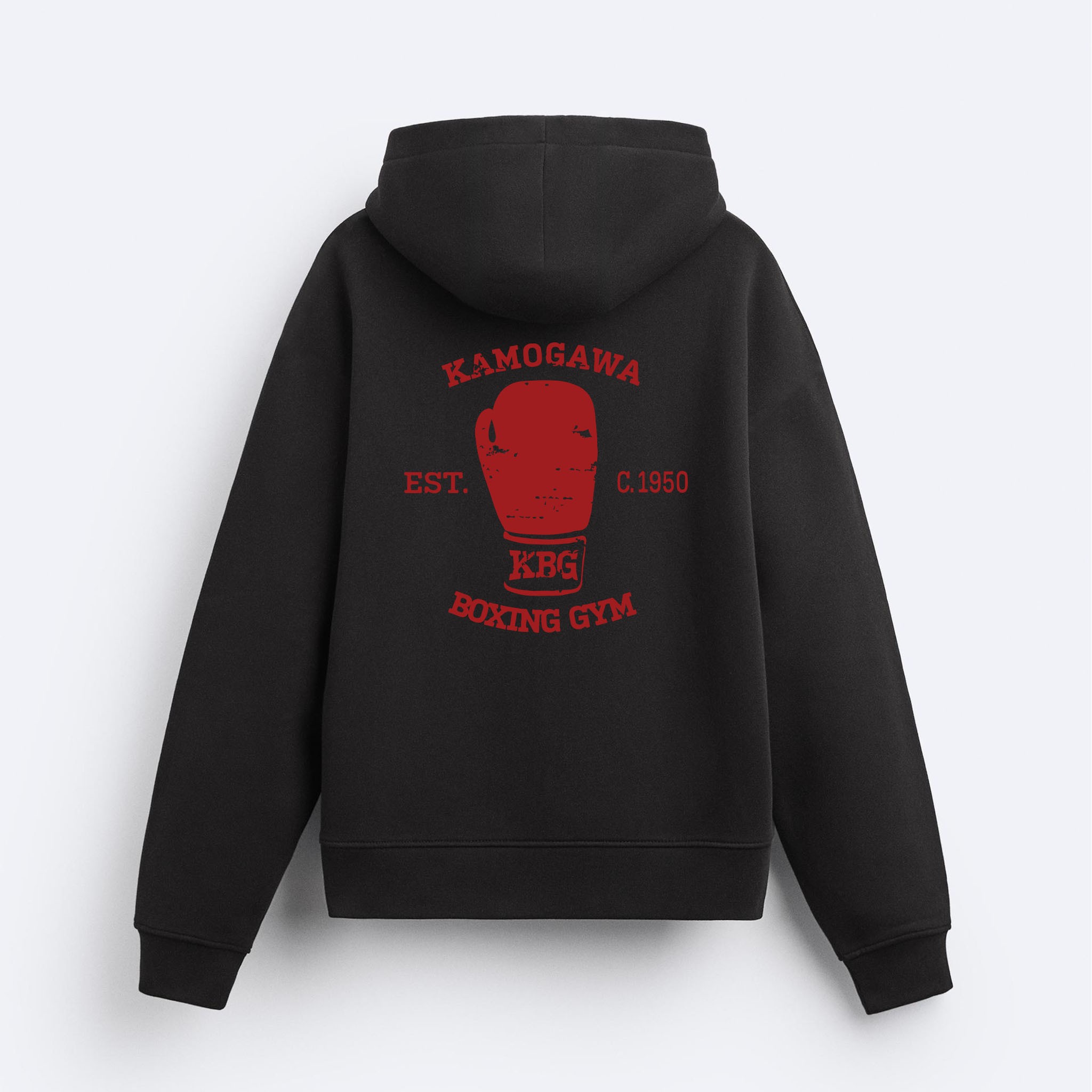 Kamogawa Boxing Gym  Fermuarlı Hoodie