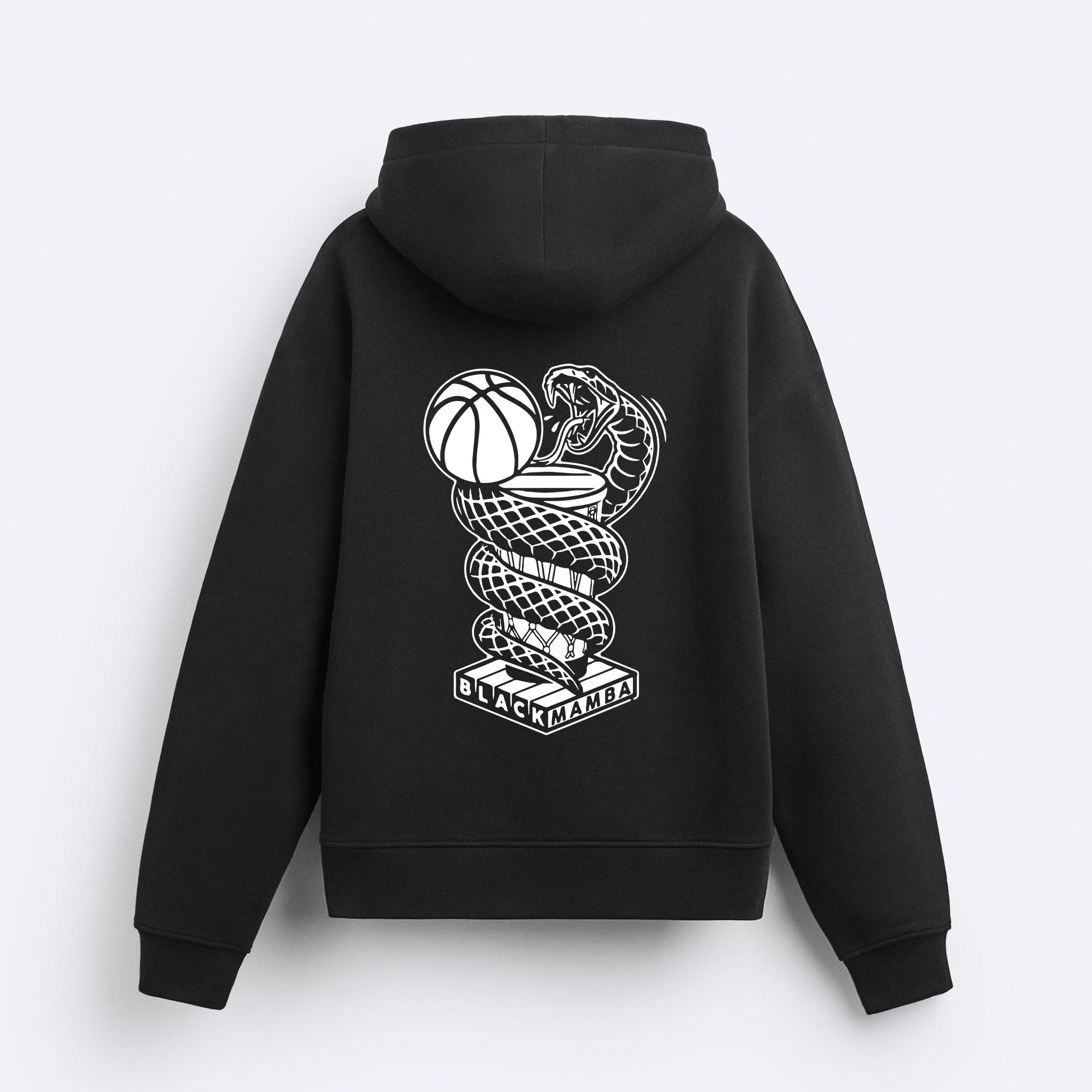 Black Mamba Fermuarlı Hoodie