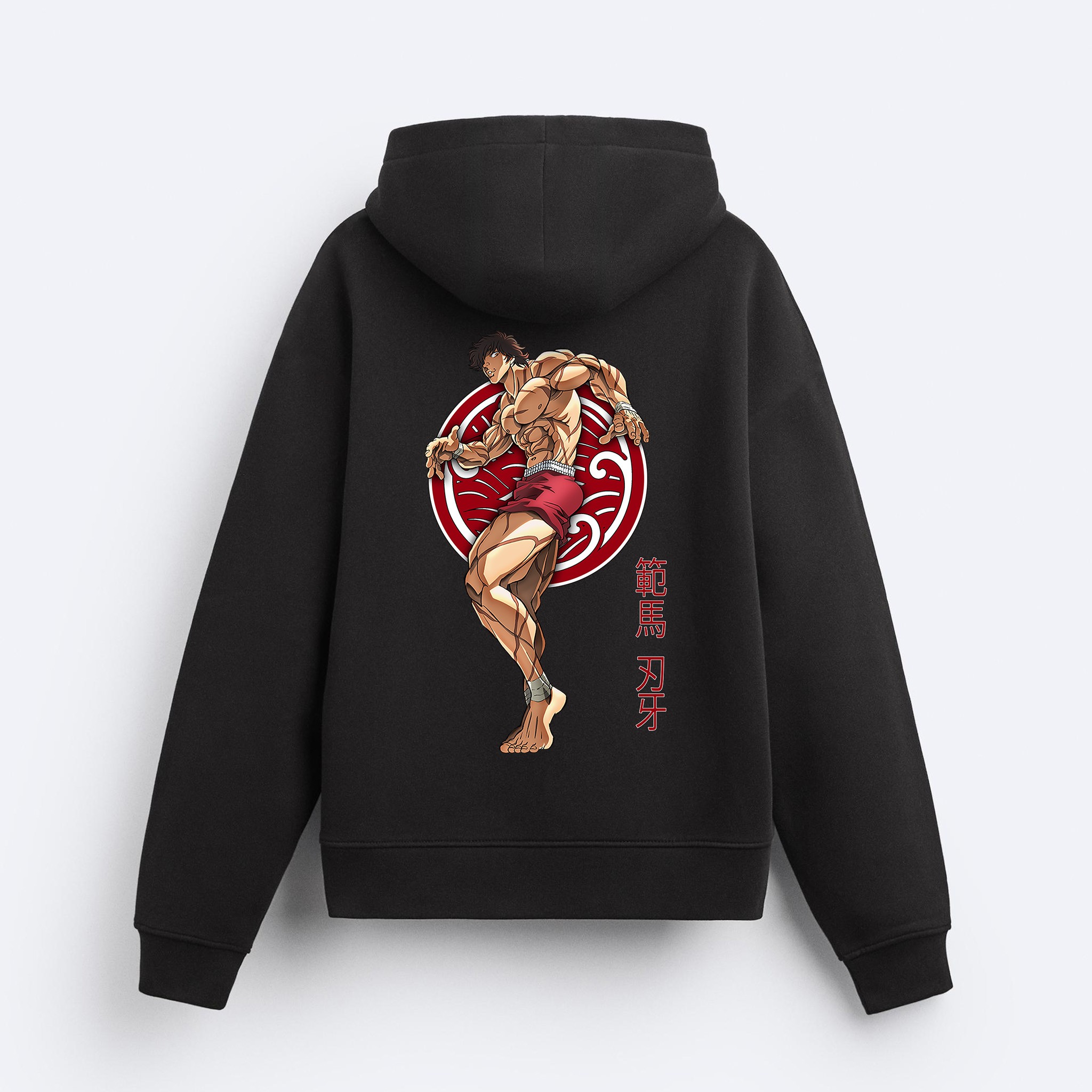 Baki Hanma Fermuarlı Hoodie