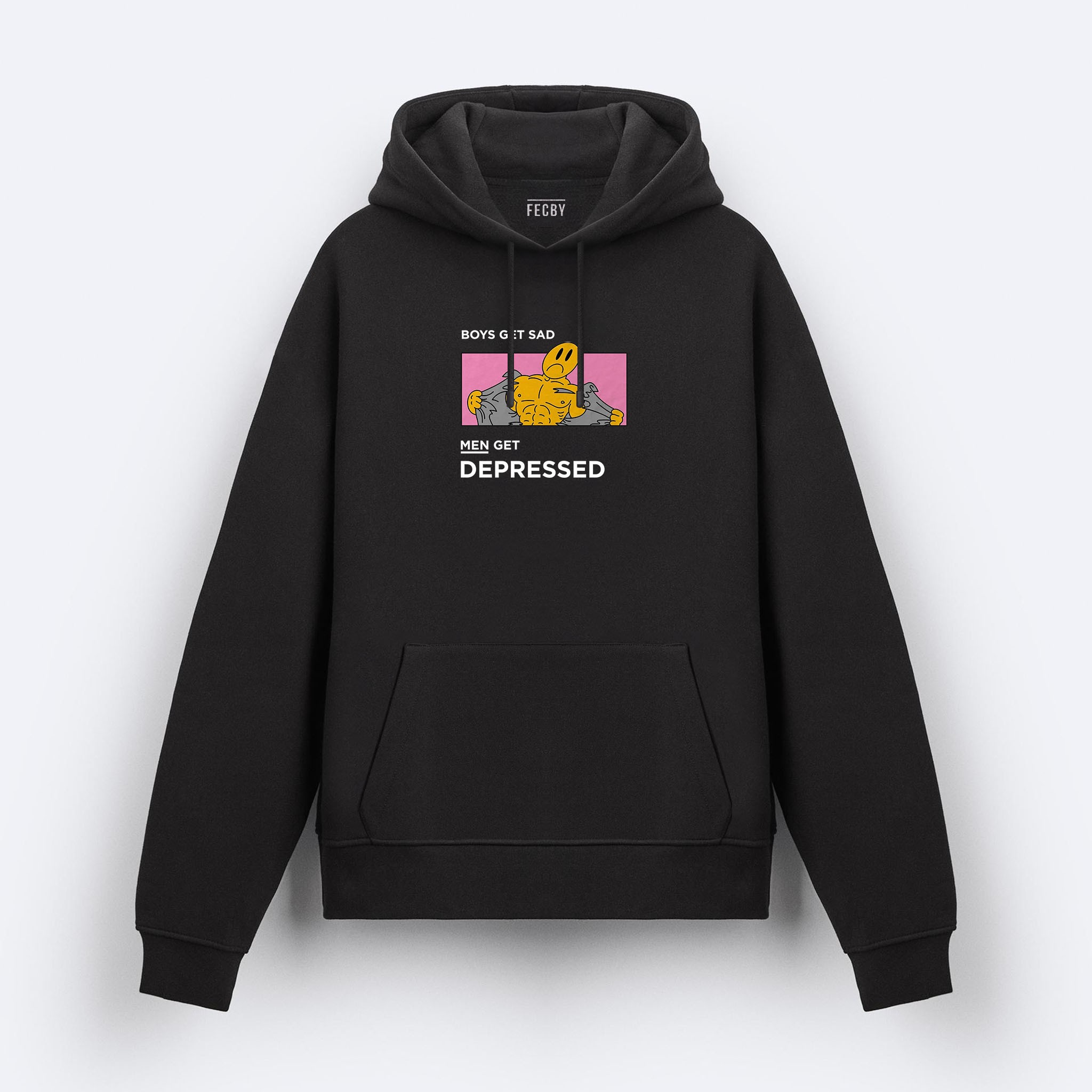 Depressed Men Kapşonlu Sweatshirt